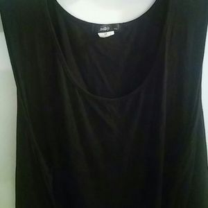 ING Black Sleeveless Blouse